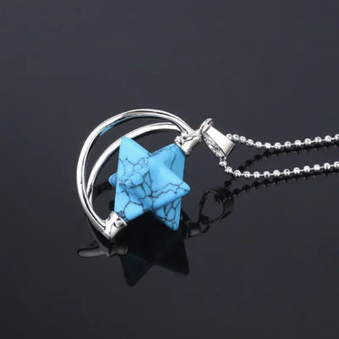 Natural Stone Merkaba Meditation Necklace-Your Soul Place
